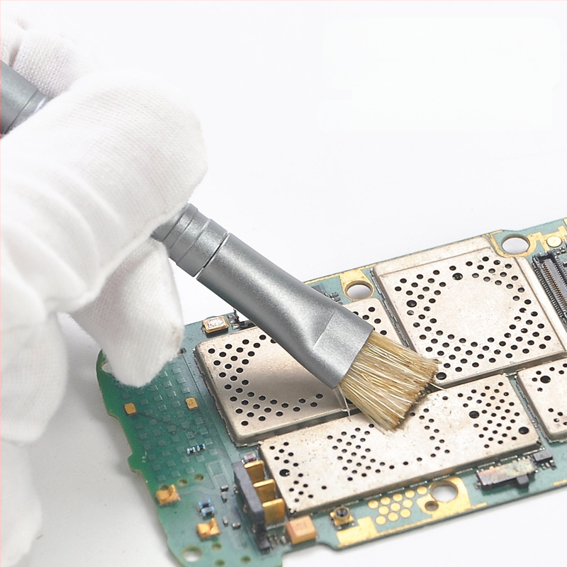 Четка за втвърдяване на ремонт на мобилни телефони, четка за почистване на дънни платки, телена четка, четка за почистване на интегрални схеми, четка за почистване на печатни платки