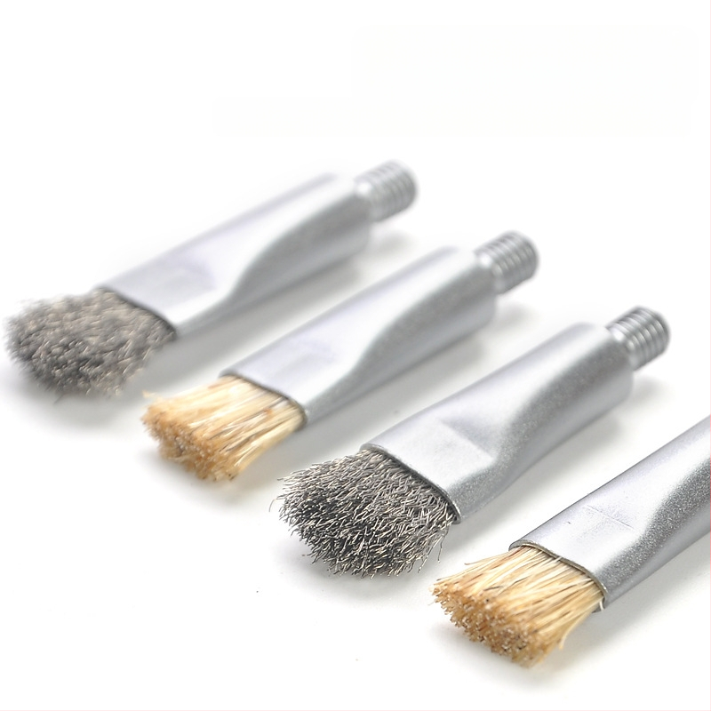 Четка за втвърдяване на ремонт на мобилни телефони, четка за почистване на дънни платки, телена четка, четка за почистване на интегрални схеми, четка за почистване на печатни платки