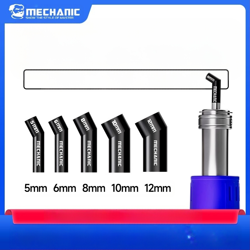 Techninės priežiūros specialistas, įstrižos burnos karšto oro pistoleto antgalis, oro pistoleto antgalis mikroskopui, specialus oro pistoleto antgalis, tinkantis įvairiems oro pistoletų montavimui.