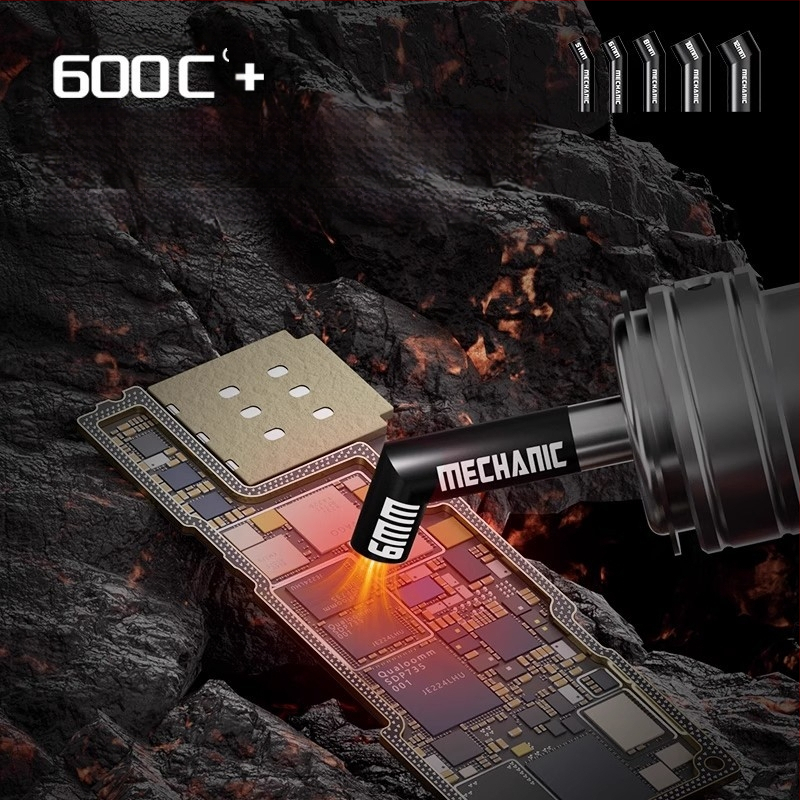 Techninės priežiūros specialistas, įstrižos burnos karšto oro pistoleto antgalis, oro pistoleto antgalis mikroskopui, specialus oro pistoleto antgalis, tinkantis įvairiems oro pistoletų montavimui.