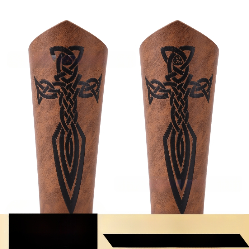 Трансграничен средновековен мъжки кожен гривна за ръце, ретро пънк, карнавален косплей костюм, аксесоари за предпазител за ръка