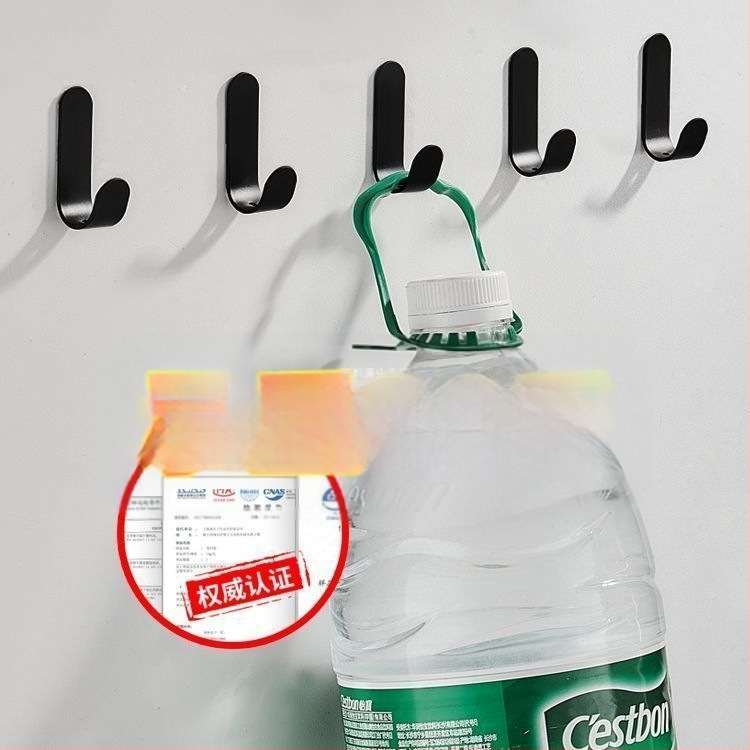 Drabužių pakabos kabliukas, lipnus kabliukas drabužiams už durų be gręžimo, lipnus kabliukas vonios kambario apkrovas laikančiai sienai, ausinių laikiklis