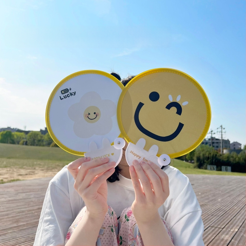 Vasarinis kiniško stiliaus atšvaitinis ventiliatorius, sulankstomas apvalus ventiliatorius, nešiojamas, kelioninis, fotografuojantis, šviesą užpildantis artefaktas, studentų mini apvalus ventiliatorius