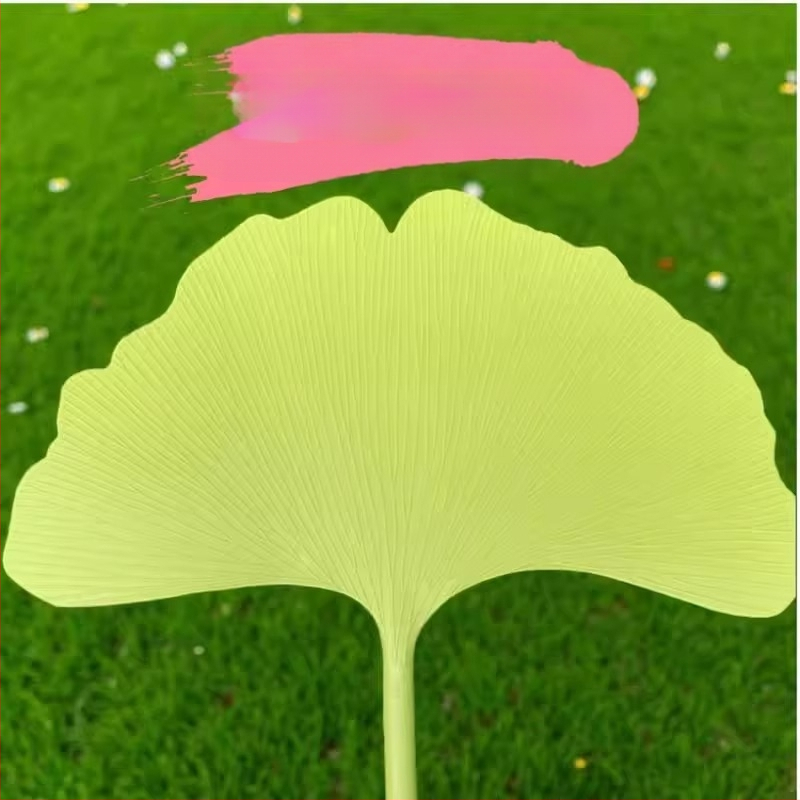 Ventiliatorius, patvarus ir gražus plastikinis ventiliatorius vasarą, būtinas studentams vasarą, meniško stiliaus apvalus ventiliatorius, ginkmedžio lapų ventiliatorius, gaivus