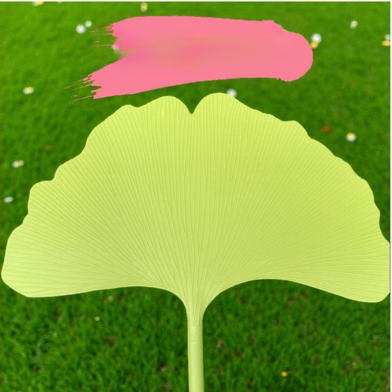 Ventiliatorius, patvarus ir gražus plastikinis ventiliatorius vasarą, būtinas studentams vasarą, meniško stiliaus apvalus ventiliatorius, ginkmedžio lapų ventiliatorius, gaivus