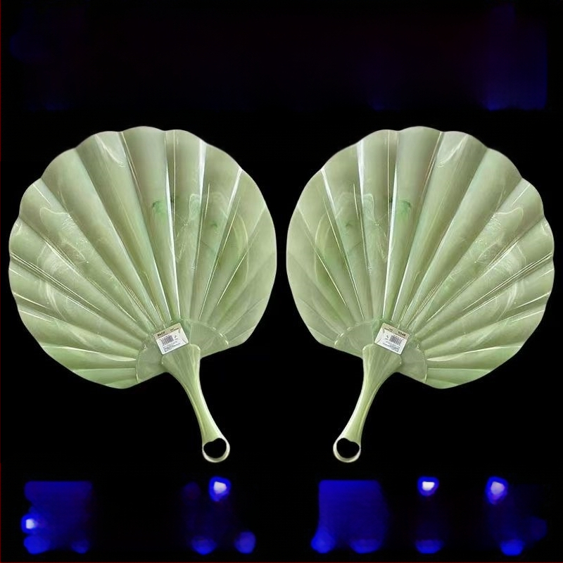 Nefrito imitacijos ventiliatorius, padidintas, sustorintas, patvarus, super šaunus, senovinis ventiliatorius, nugarėlės formos ventiliatorius, nešiojamas rankinis ventiliatorius, 2025 m. naujas stilius