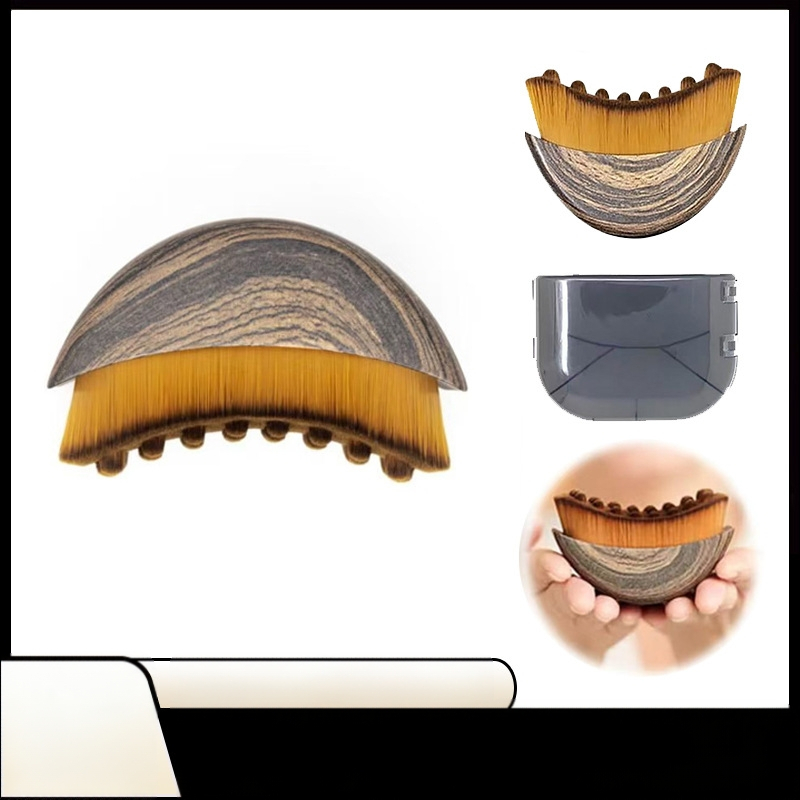 Limfinės kontūro veido šepetėlis Pusmėnulio šepetėlis Veido šepetėlis Masažo priežiūros šepetėlis