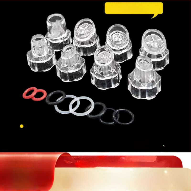 Mažos burbulinės siurbimo galvutės valymo reikmenys, vandenilis ir deguonis, maža kristalinė galvutė, guminis žiedas, keičiama galvutė, grožio instrumentų priedai odos atjauninimui ir grožiui.