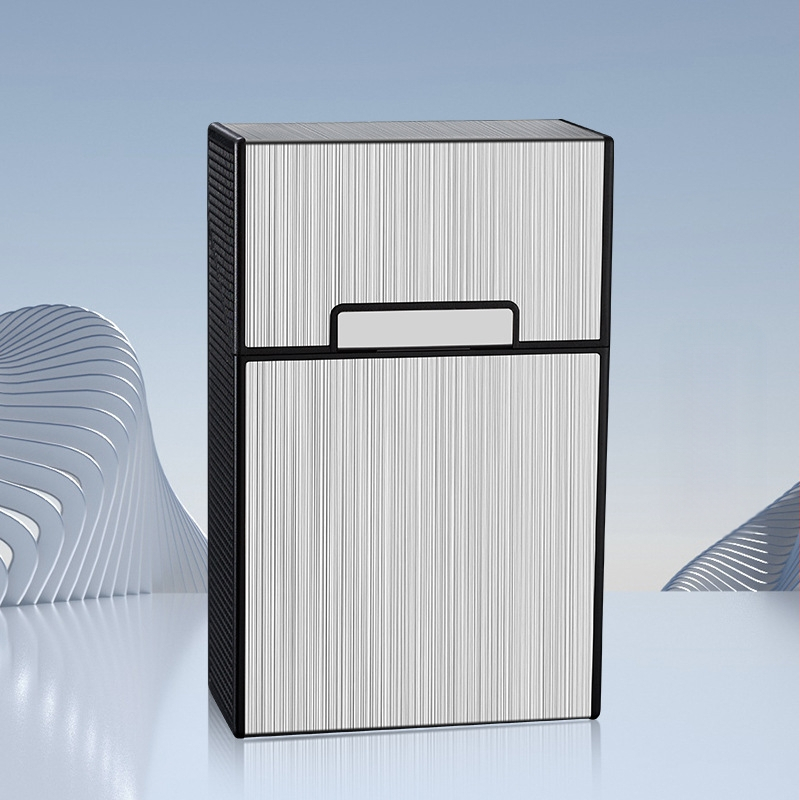 Cigarečių dėžutė, 20 vnt., atspari slėgiui ir drėgmei, kūrybinga nauja lazerinio graviravimo reklama, vyriškos dovanos, didelės talpos gamyklos didmeninė prekyba