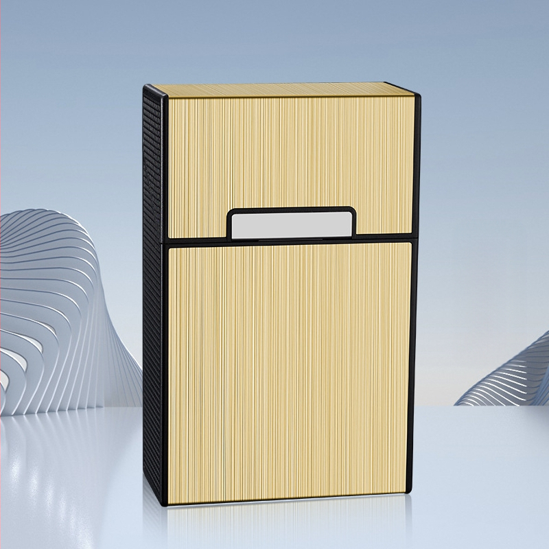 Cigarečių dėžutė, 20 vnt., atspari slėgiui ir drėgmei, kūrybinga nauja lazerinio graviravimo reklama, vyriškos dovanos, didelės talpos gamyklos didmeninė prekyba