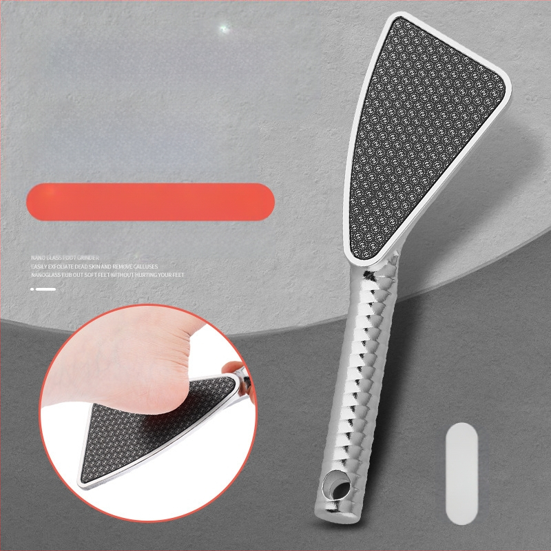 Pārnēsājams ar stikla pēdas dēli papēža berzēšanas pēdas akmenim, kājiņam, kājiņam, pedikīram