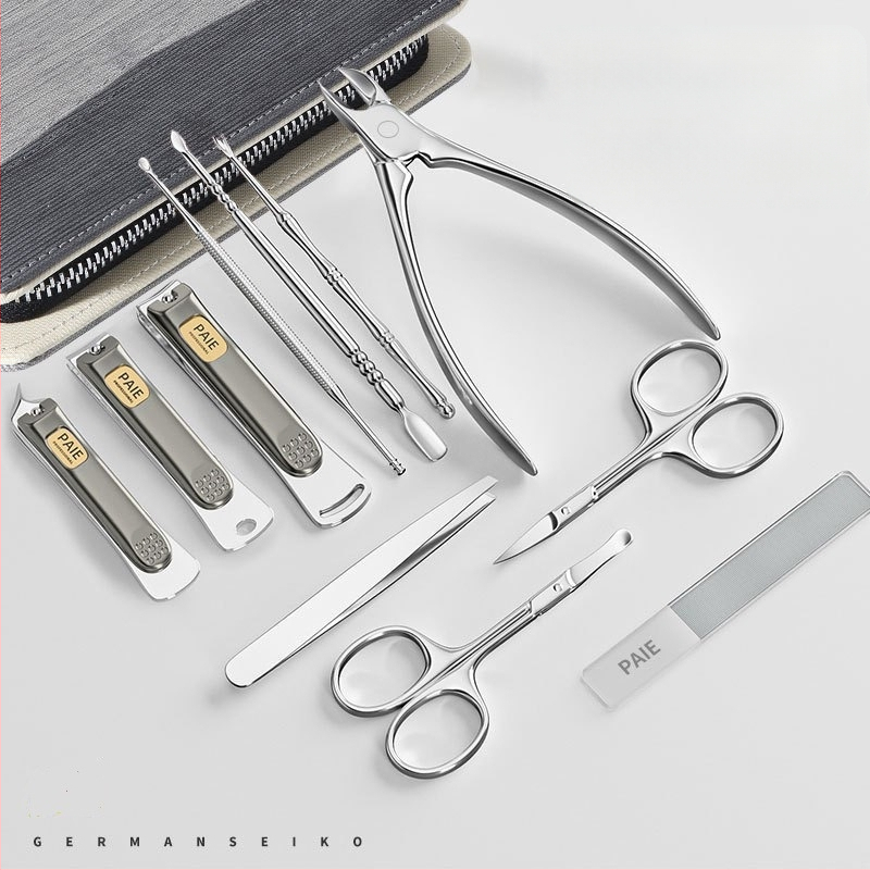 Nešiojamų nagų kirpimo mašinėlių rinkinys, buitinių nagų kirpimo mašinėlių rinkinys, skirtas kojų nagams, storiems nagams, didelis nešiojamas rinkinys