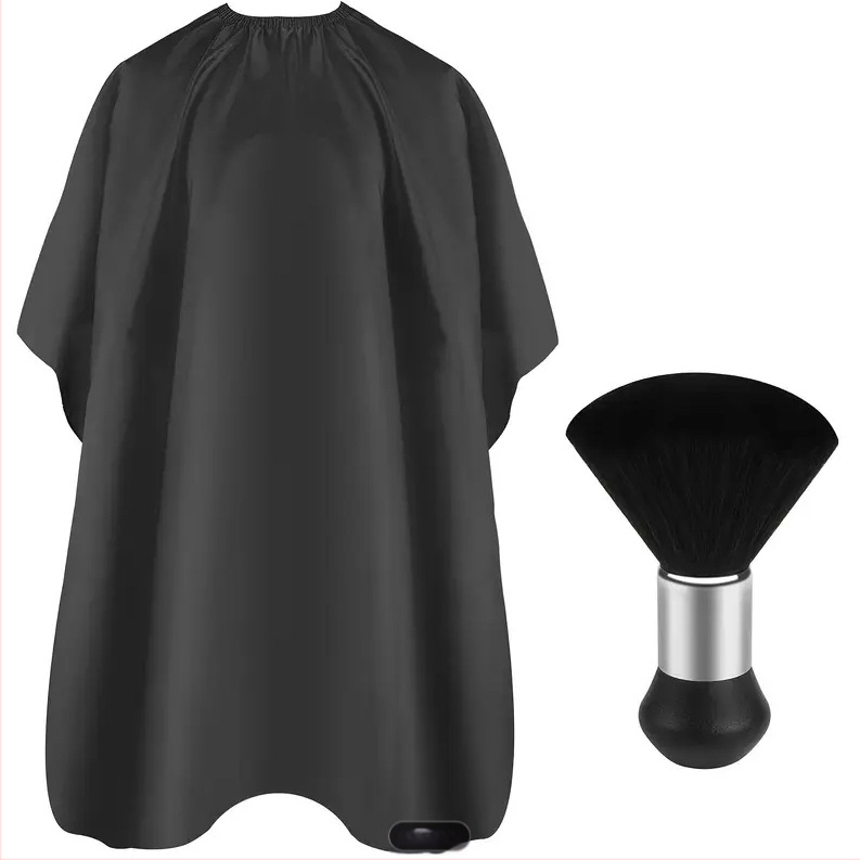 Avotu ražotāji atbalsta ārējās tirdzniecības poliestera tafta antistatisku frizētavas matu griešanas audumu frizētavai