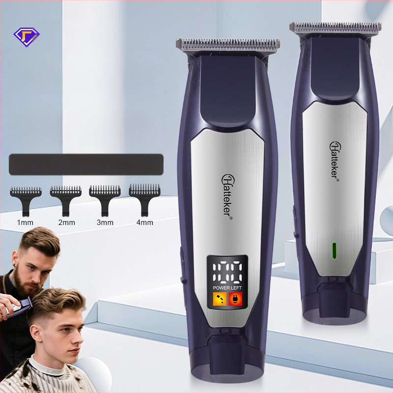 Jauns mājsaimniecības uzlādējams matu griezējs vīriešu pašapkalpošanās gradienta apgriešanas eļļas galviņas griezējs digitālais displejs gravēšanas griezējs elektriskais griezējs