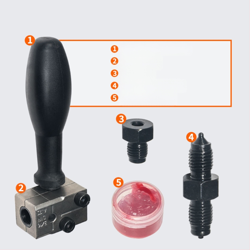 Инструмент за разширител на спирачни маркучи, маслена тръба, климатична тръба, разпробиване на гъбообразна глава, спирачна тръба, гъбообразна глава 4.75 мм, авторемонт