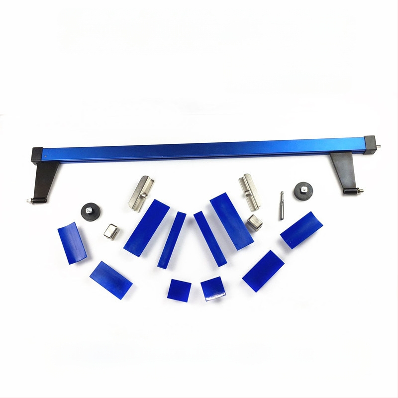 Automobilio įgilintas lakštinio metalo įrankių plėtiklis, išorinė atrama, padidintas separatorius, ištraukiamas, nedažytas, nepaliekantis žymių, ištraukiamas plaktukas