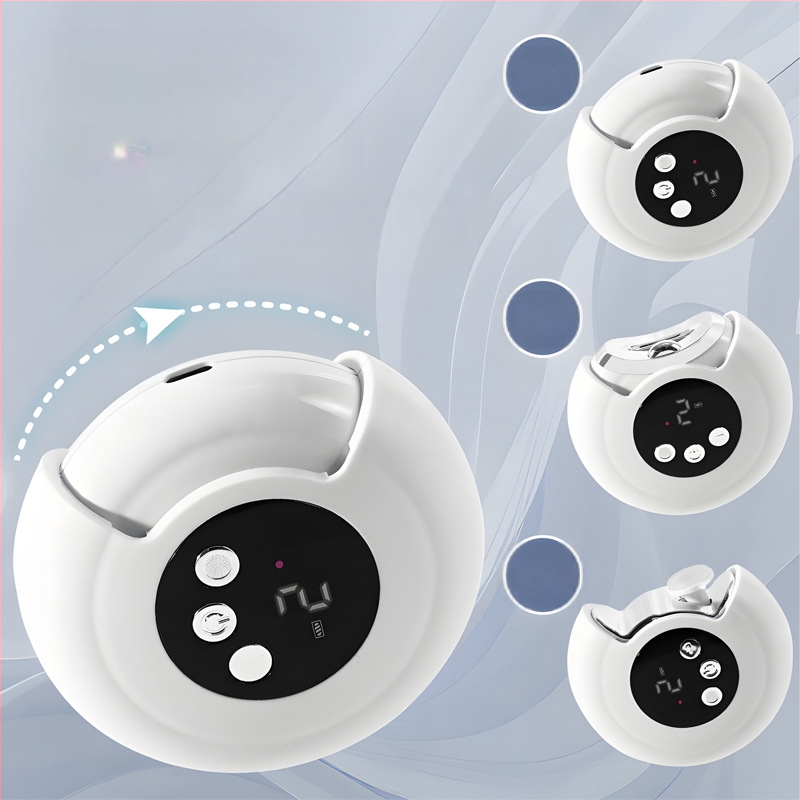 Naujo modelio 360 ° besisukanti daugiafunkcinė apsauga nuo taškymosi, buitinė elektrinė nagų kirpimo ir poliravimo priemonė, 2 viename, nagų šlifuoklis.