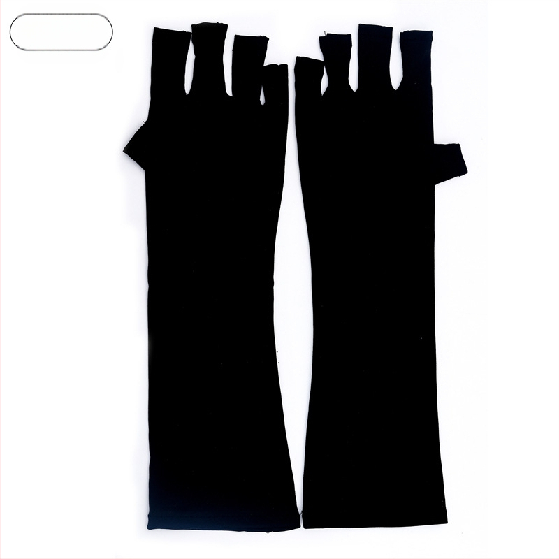 Nagu mākslas melni cimdi pret ultravioleto starojumu, pretapgaismojuma iedeguma fototerapijas mašīna, cepšanai melna cepšanas lampa, bloķējot rasas pirkstus, īpaši