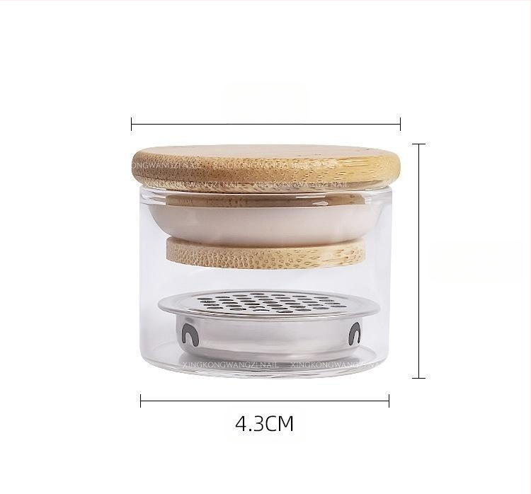 Naujas nagų plovimo rašiklio puodelis su filtro dangteliu, krištolinis puodelis, nagų lako rašiklio valymo, plovimo rašiklis, specialūs įrankiai, didmeninė prekyba