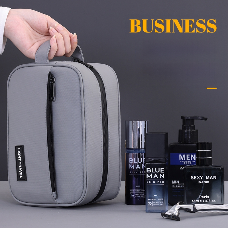 Tarpvalstybinis karšto pardavimo kelioninis vyriškas tualetinis krepšys, nešiojamas daugiafunkcis didelės talpos nešiojamas vandeniui atsparus kosmetikos laikymo krepšys