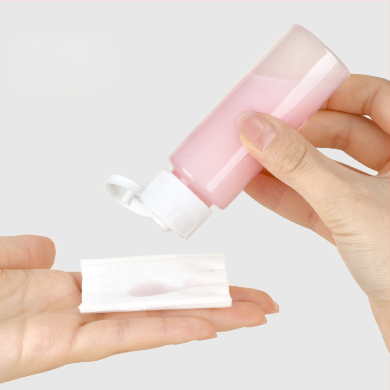 PET juodai baltas kelioninis nešiojamas buteliukas, šampūnas, kūno muilas, tonikas, emulsija, esencija, tuščias buteliukas