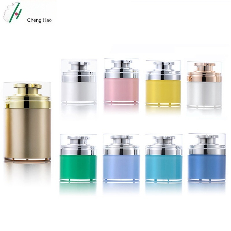 30G zelta vakuuma krējuma pudele Spot 50G pērļu balta preses pudele 100G akrila krējuma pudele