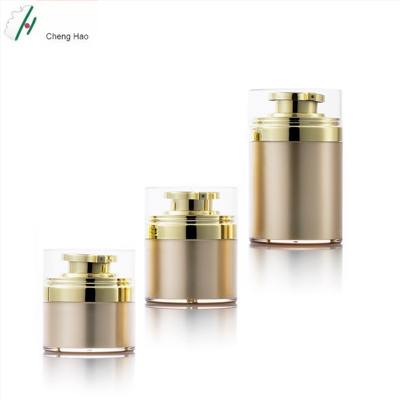 30G zelta vakuuma krējuma pudele Spot 50G pērļu balta preses pudele 100G akrila krējuma pudele