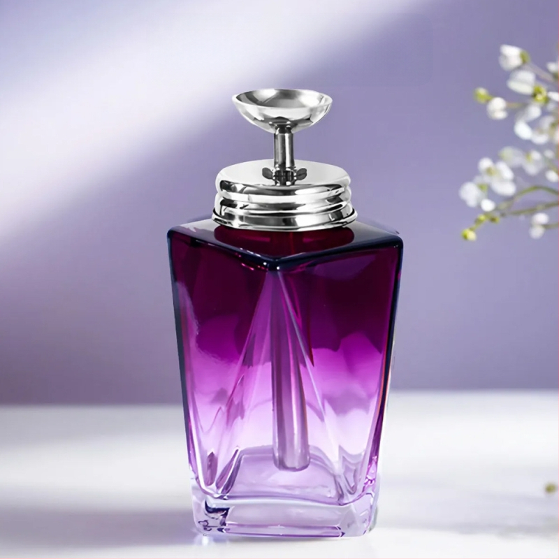 Nagų dailės valymo vandens preso buteliukas Nagų dailės iškrovimo skysčio didelis butelis Kvadratinis apsauginis nuo skysčio atbulinio srauto smulkaus tinklelio stiklinis butelis, specialus nagų dailės parduotuvei