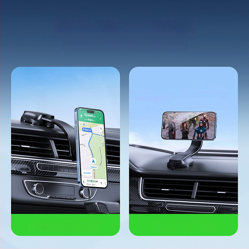 Jauna automašīnas Magsafe15W spēcīga magnētiskā bezvadu uzlāde vairumtirdzniecībā, piemērota navigācijas kronšteinam Qi ātrai uzlādei vairumtirdzniecībā