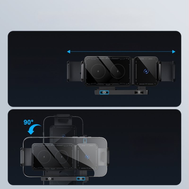Sulankstomas ekranas mobiliojo telefono automobilinis laikiklis 2025 m. naujas belaidis įkrovimas, skirtas „Huawei X5 Samsung“ fiksuotam navigacijos laikikliui