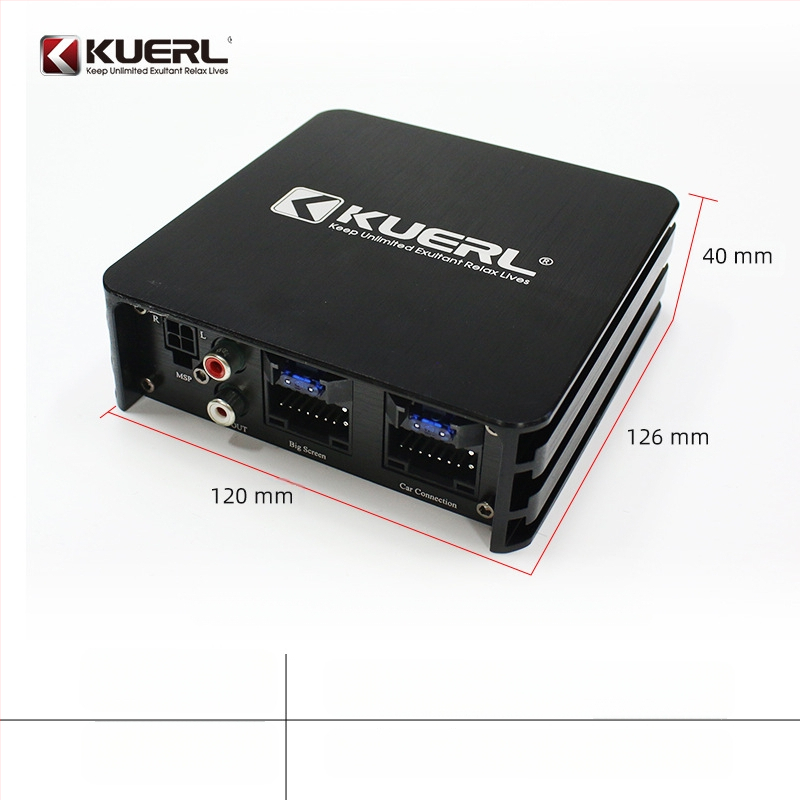 Фабричен едро автомобилен аудио модифициран plug and play без загуби 4-посочен 6-посочен Android голям екран DSP усилвател на мощност