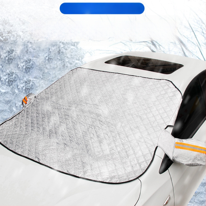 Tarpvalstybinis automobilio saulės skydelio pusinis uždangalas, automobilio striukė, priekinio stiklo apsauga nuo saulės ir šilumos izoliacija, storas sniego skydas, sniego uždanga, automobilio uždangalas