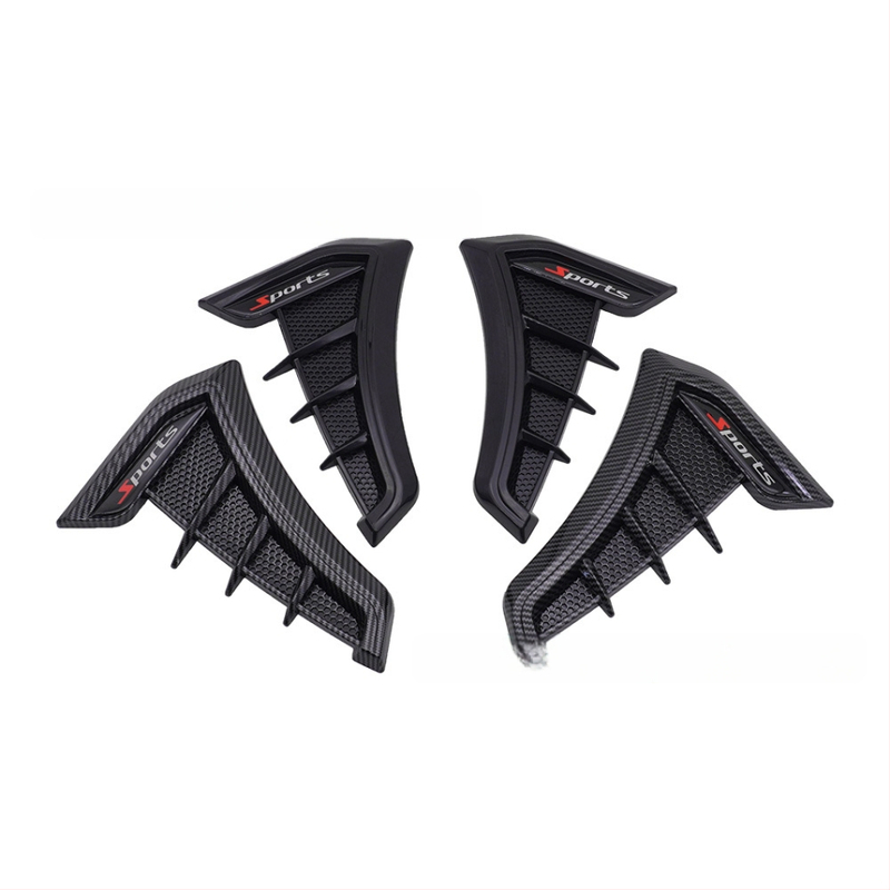 Симулация на акула, модификация на калника, залепваща се странична плоча на General Motors, страничен вентилационен отвор с черен карбонов мотив, декоративен калник