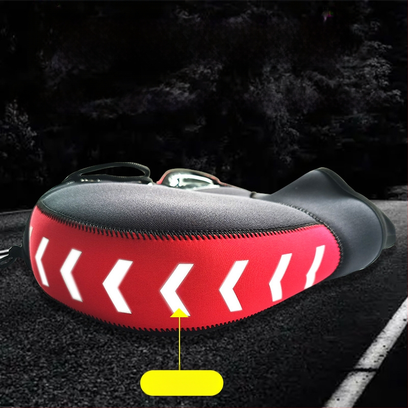 Motociklo rankenos užvalkalas Žiemos sutirštinta nardymo medžiaga, atspari vėjui, rankenos užvalkalas, šiltos motociklo pirštinės, jojimo rankenos užvalkalas