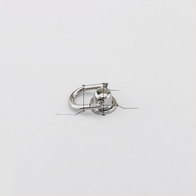 Фабрични директни продажби от сплав, висяща катарама за уши, аксесоари за багаж, чанта, метален висящ пръстен, катарама за чанта, мини фиксирана катарама