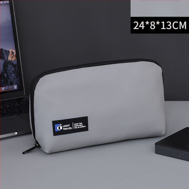 Чанта за съхранение на кабел за данни от кожа от серия Elite, чанта за мишка, слушалки, цифрови аксесоари, чанта за пътуване