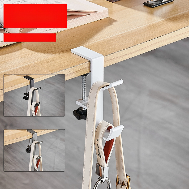 Didmeninė prekyba sandėlyje esančiais kuprinių kabliukais studentų stalams, šoniniai pakabinami krepšiai, be klijų, nuimami, mobilūs, vienas kabliukas prie stalo