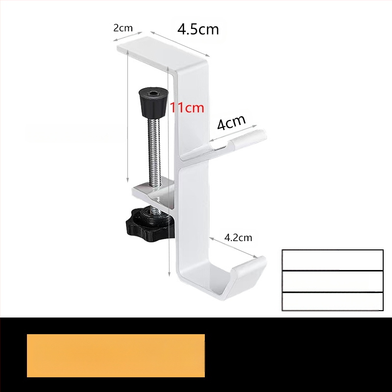 Didmeninė prekyba sandėlyje esančiais kuprinių kabliukais studentų stalams, šoniniai pakabinami krepšiai, be klijų, nuimami, mobilūs, vienas kabliukas prie stalo