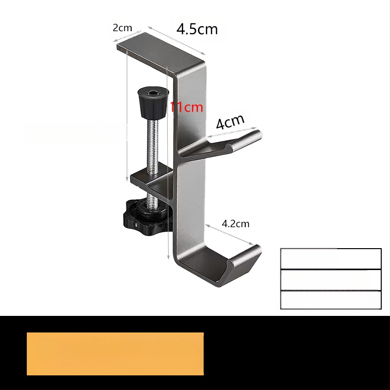 Didmeninė prekyba sandėlyje esančiais kuprinių kabliukais studentų stalams, šoniniai pakabinami krepšiai, be klijų, nuimami, mobilūs, vienas kabliukas prie stalo