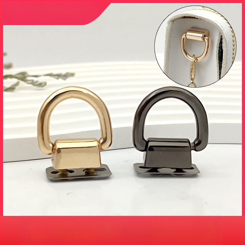 „Pasidaryk pats“ krepšio priedai D formos sagties diržo žiedas per petį transformacijos įrankiai sagties žiedo furnitūros priedai per petį sraigtinė sagtis kabliukas