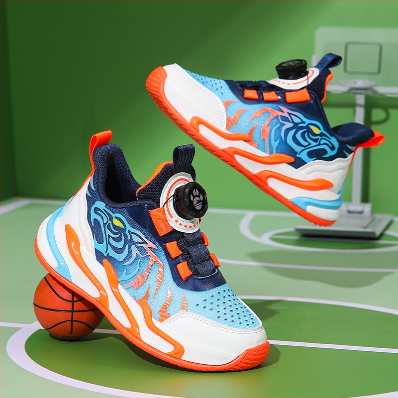 Момчешки модни маратонки 2025, дишащи, неплъзгащи се, с анимационни филми, устойчиви на износване, универсални маратонки за средни и големи деца, баскетболни обувки