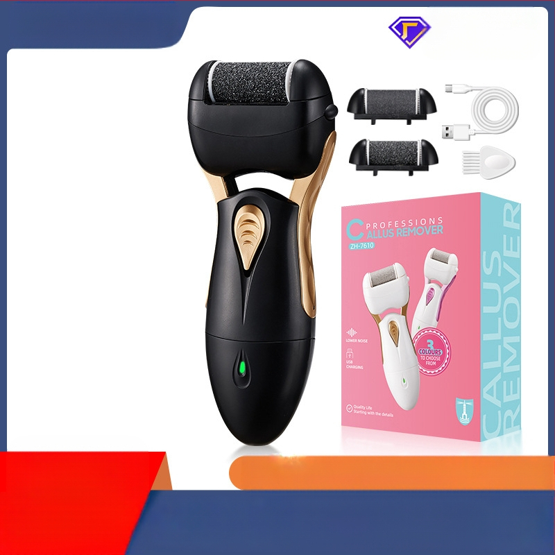 Elektrinis pėdų šlifuoklis negyvos odos nuospaudoms, tarpvalstybiniam pedikiūrui, skirtas USB įkrovimui, pėdų akmeniui, kulnui trinti pėdų odą