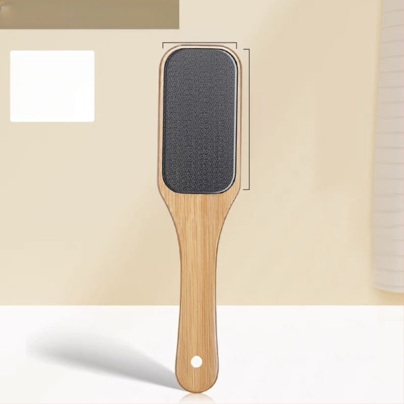 Puidust käepidemega nanoklaasist jalaviil surnud naha konnasilmade eemaldamiseks, pediküüriseade, küünenaha jalahõõrme jala lihvimiskivi