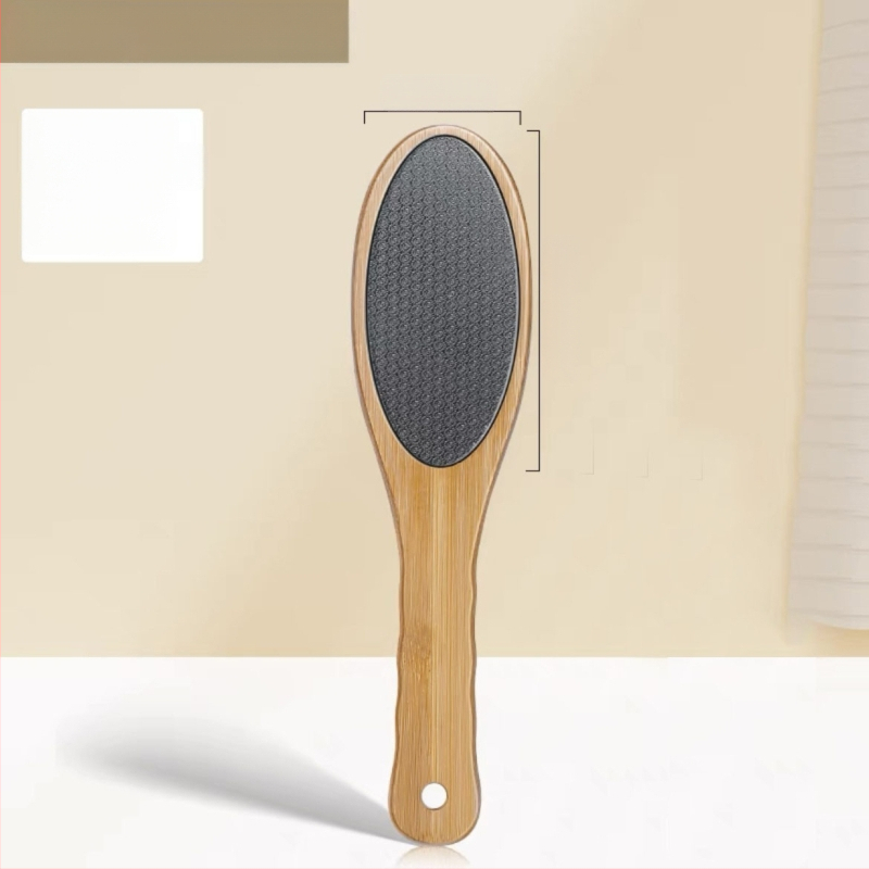 Puidust käepidemega nanoklaasist jalaviil surnud naha konnasilmade eemaldamiseks, pediküüriseade, küünenaha jalahõõrme jala lihvimiskivi