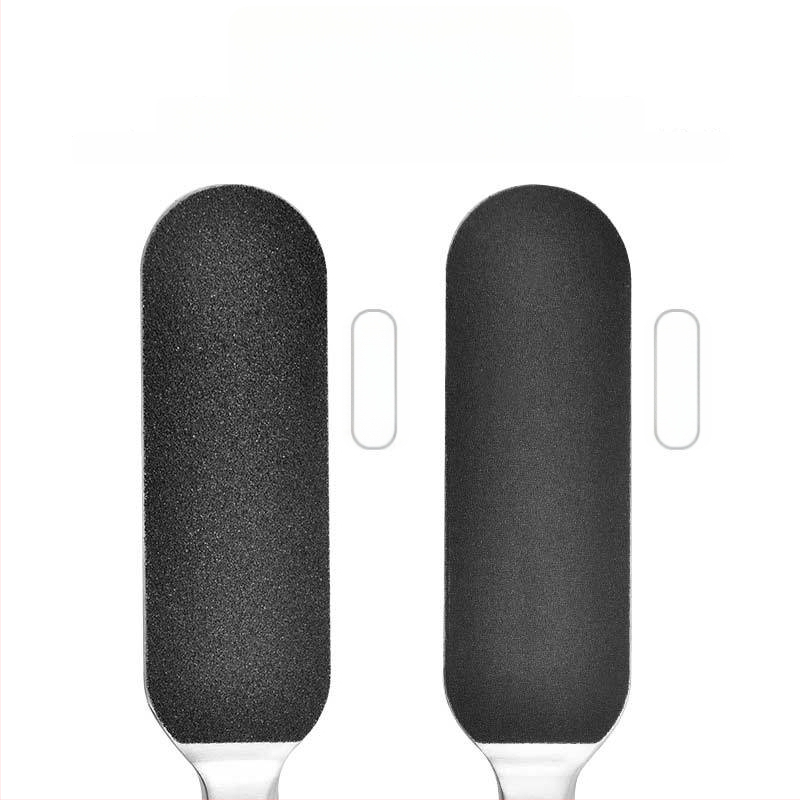 Nerūsējošā tērauda pēdu pedikīra slīpēšanas akmens, pīlinga pēdu rīks, divpusējs pēdu berzes dēlis, pedikīra pēdu slīpmašīna