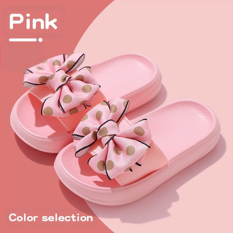 Vaikiškos šlepetės mažosioms princesėms mergaitėms, vasarinės, mažo ir vidutinio dydžio, vaikiški viršutiniai drabužiai, kaspinėliai, minkštas dugnas, mieli sandalai, vaikiškos šlepetės patalpoms