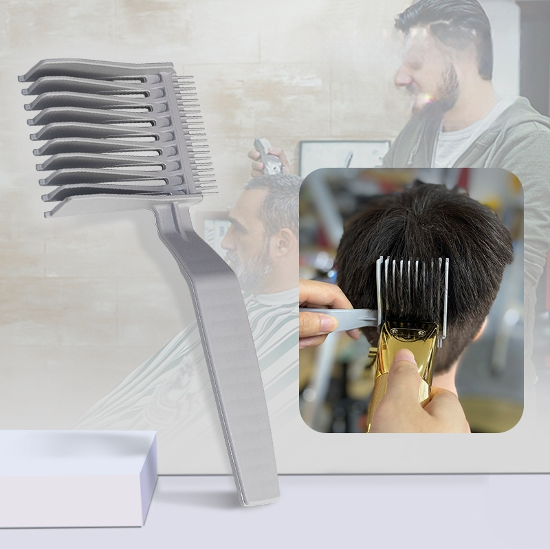 „Xunmei New Hair Salon“ specialios plaukų kirpimo mašinėlės šukos, vyriškos stiliaus pozicionavimo gradiento plaukų kirpimo mašinėlės stumiamos briaunos šukos