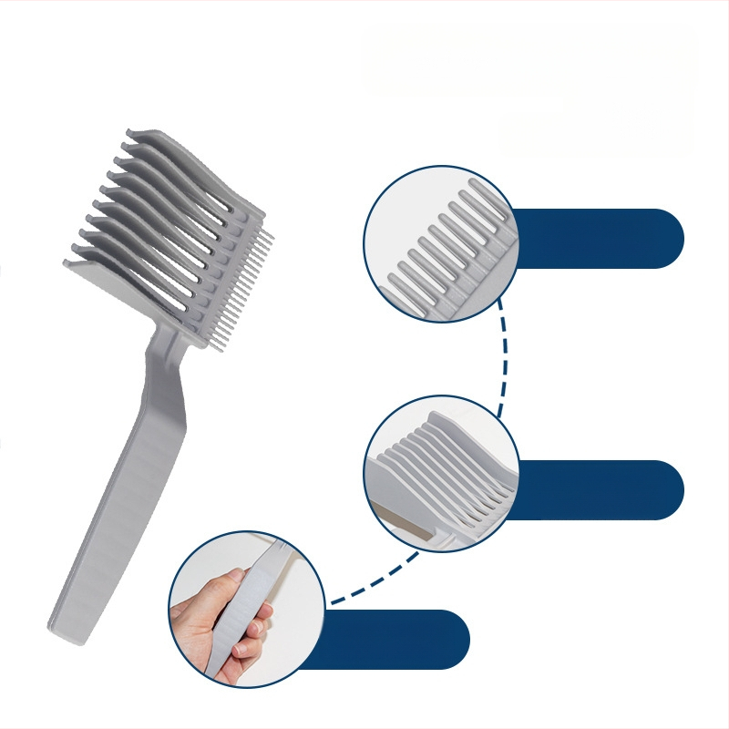 „Xunmei New Hair Salon“ specialios plaukų kirpimo mašinėlės šukos, vyriškos stiliaus pozicionavimo gradiento plaukų kirpimo mašinėlės stumiamos briaunos šukos