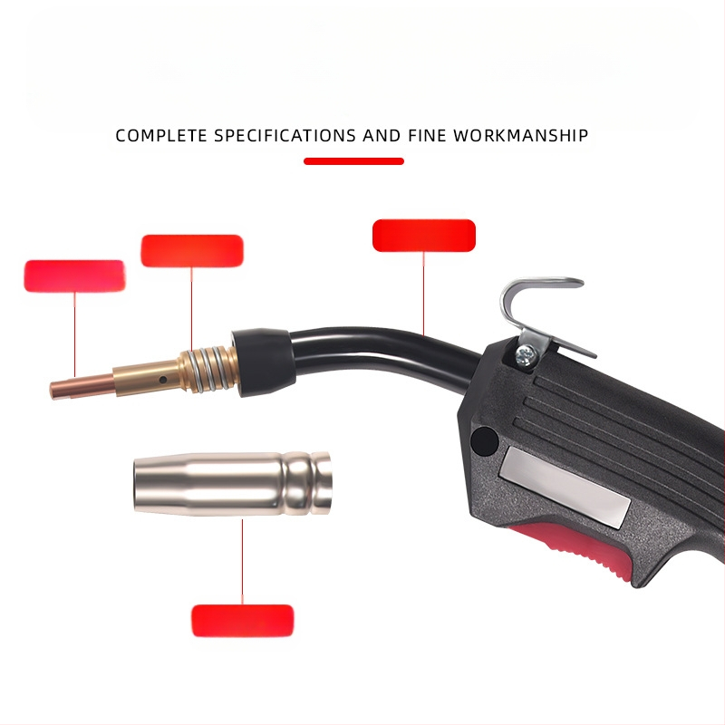 Be dujų suvirinimas su dviem garantijomis 14AK suvirinimo pistoletas buitiniam 220 V integruotam mažam suvirinimo aparatui, priedai, suvirinimo viela su fliuso šerdimi, greito įdėjimo suvirinimo pistoleto viela