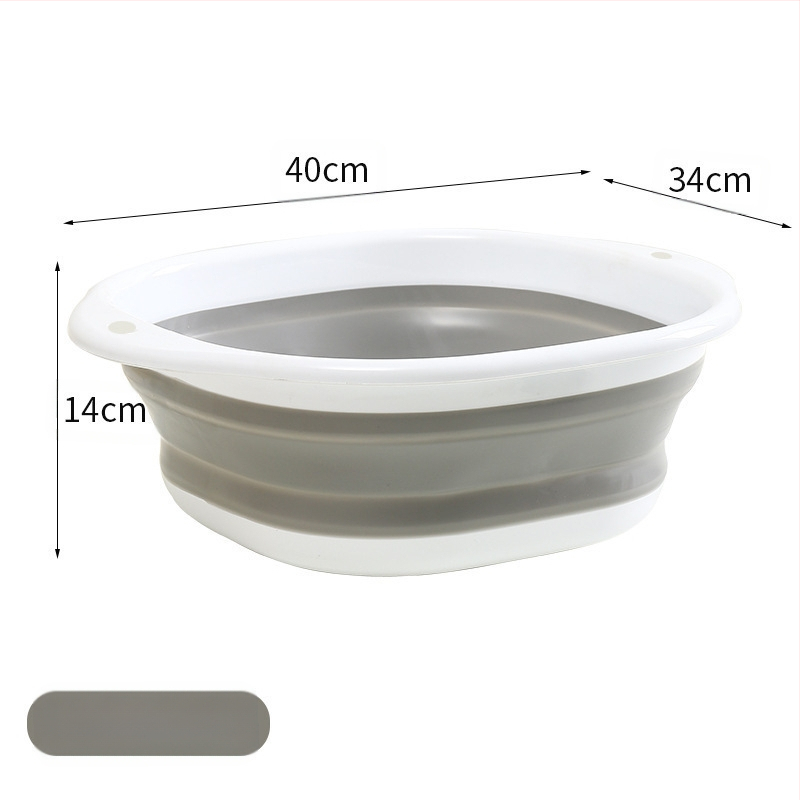 Välireisidele mõeldud paksendatud kokkupandav kraanikauss, kokkupandav kraanikauss õpilastele, pesu- ja köögiviljapesukauss, jalgade leotamiseks mõeldud ämber, kaasaskantav kokkupandav